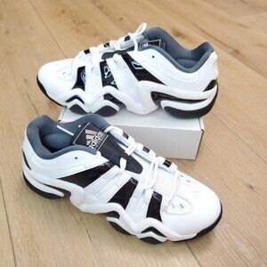 Adidas Crazy 8 Low US 12.5 Mens White Black RARE Kobe Retro Sneakers Shoe IG2032